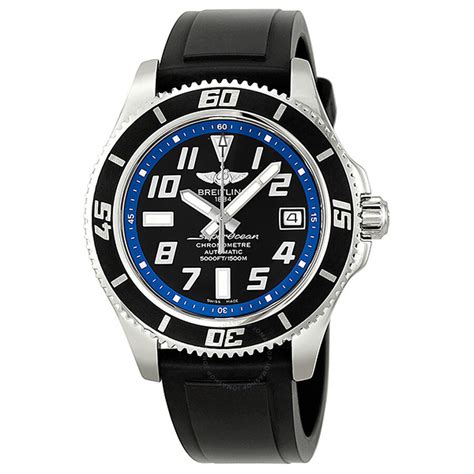 breitling superocean rubber strap